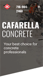 Mobile Screenshot of cafarellaconcrete.com